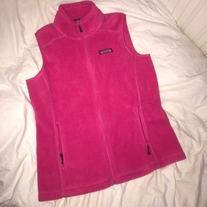 Vineyard Vines Pink Fleece vest